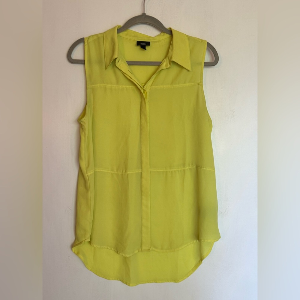 Mossimo Citron Chiffon blouse